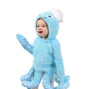 Octopus baby toddler costume super soft adorable  pants 12-18 months HALLOWEEN